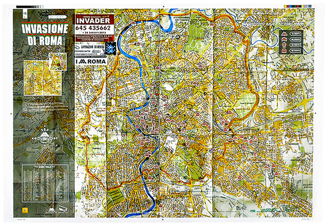 Invader, ‘Invasione Di Roma’, 2010, Print, 4-color screen-print on 350 gsm matte paper, End to End Gallery