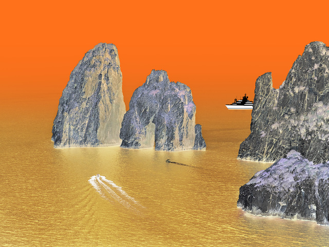 Olivo Barbieri, ‘Capri #13’, 2013, Photography, Archival pigment print, Yancey Richardson Gallery