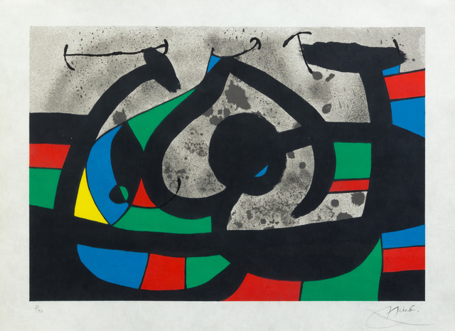 Joan Miró, ‘Untitled (pl. 11 from Le Lezard Aux Plumes d'Or)’, 1971, Hindman