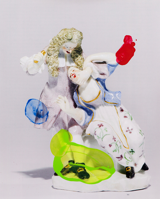 Markus Hanakam & Roswitha Schuller, ‘A Rare Capodimonte Group of a Dentist and Female Patient (Il Cavadenti), Modelled by G. Gricci. Circa 1750’, 2017, Photography, Acrylic ink on Kodak endura, Galerie Krinzinger