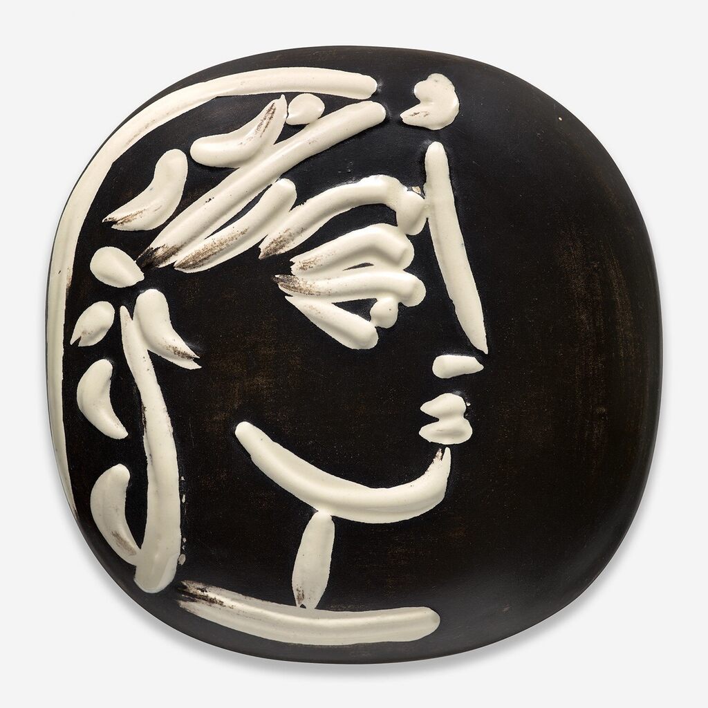 Pablo Picasso - Profil de Jacqueline (Jacqueline's Profile) (A.R. 385)