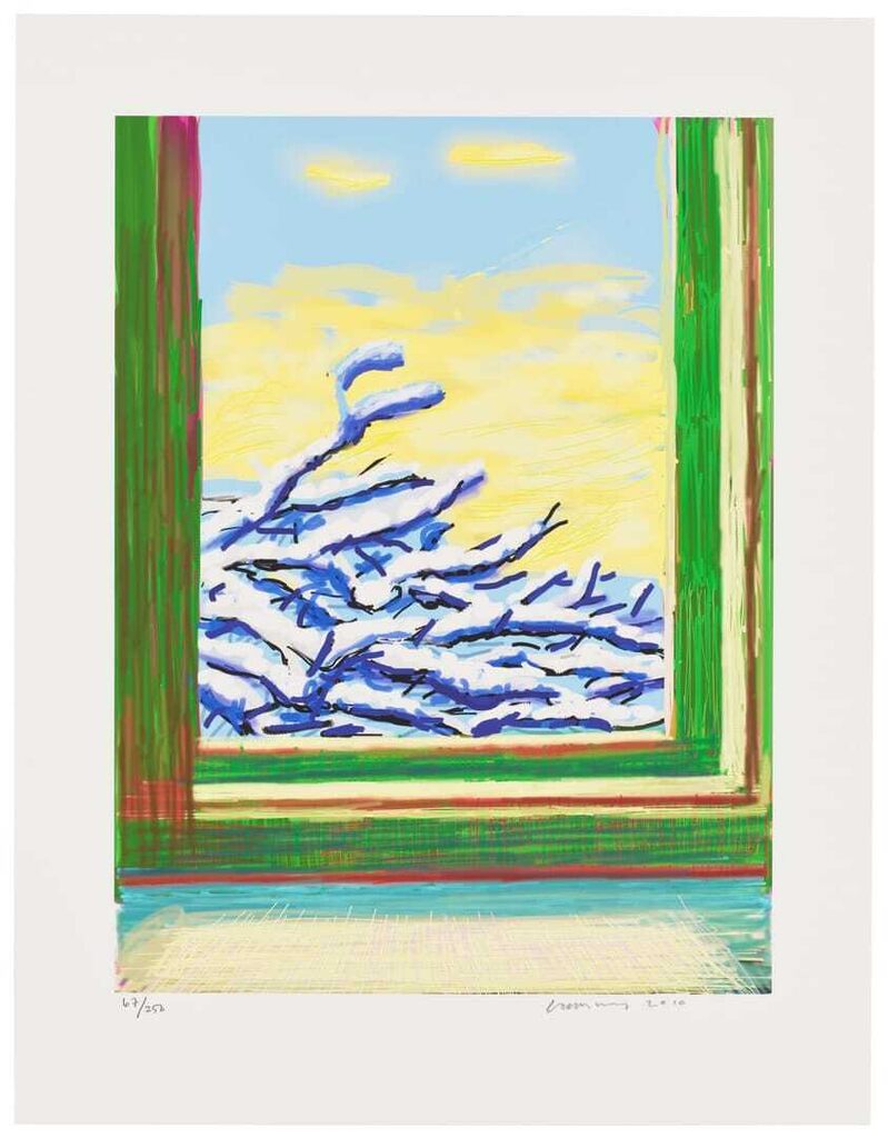 David Hockney - No. 610, 23rd December 2010, from: My Window: Art Edition C