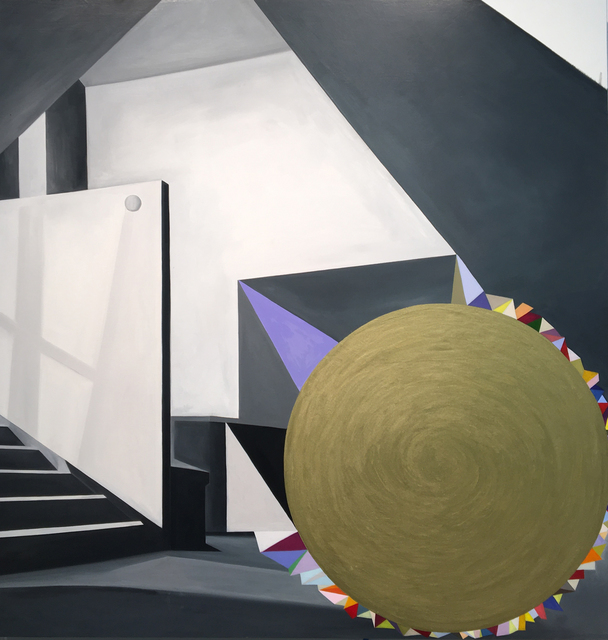 Julie Langsam, ‘Whirling Dervish ’, 2020, Painting, Oil on wood panel, 532 Gallery Thomas Jaeckel