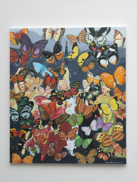 Ralph Allen Massey, ‘Dancing Against the Dark ’, 2017, Painting, Acrylic paint on board, bG Gallery