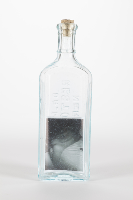 Don Joint, ‘Boys in a Bottle: Dr. Miles’, 2018, Photography, Assemblage with found object & photographs, Childs Gallery