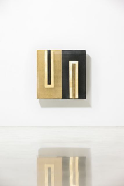 Yeonsoon Chang, ‘The Path Which Leads to Center G202006’, 2020, Sculpture, Teflon mesh, pure gold leaf, eco-friendly resin,Artist's own technique, Gallery LVS