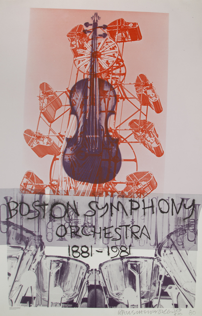 Robert Rauschenberg, ‘Boston Symphony Orchestra Poster’, 1981, Julien's Auctions