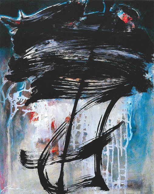 John Way 魏樂唐, ‘Untitled '84 II’, 1984, Painting, Oil on paper on canvas, Alisan Fine Arts
