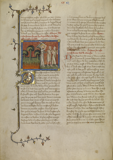 Master of the Jean de Mandeville of Charles V The Expulsion from