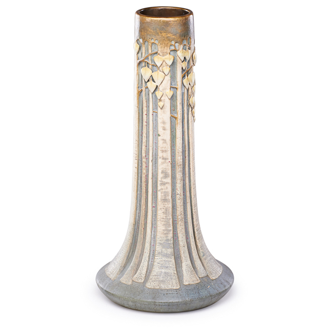 Paul Dachsel, ‘Tall Amphora Vase With Trees, Turn-Teplitz, Bohemia’, ca. 1911, Rago/Wright