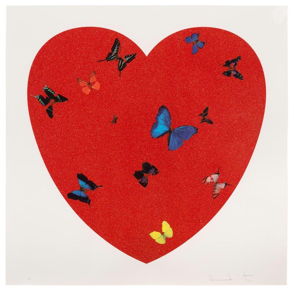 Damien Hirst - All You Need is Love Love Love