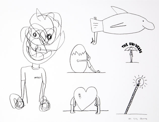 Olaf Breuning, ‘Random thoughts about life 8’, 2018, Polígrafa Obra Gráfica