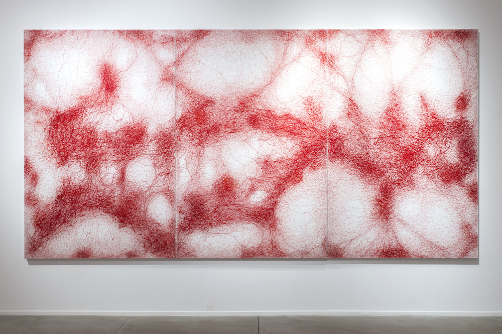 Black Rain - Solo Show Chiharu Shiota at Gallery Templon Brussels
(c)Isabelle Arthuis Black Rain - Solo Show Chiharu Shiota at Gallery Templon Brussels
(c)Isabelle Arthuis