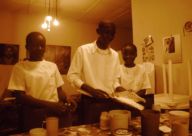 Moridja Kitenge, ‘La maison des pauvres 2’, ca. 2010, The Print Atelier