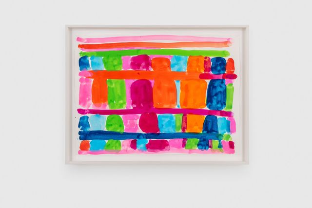 Stanley Whitney, ‘Untitled’, 2015, Drawing, Collage or other Work on Paper, Gouache on paper, Almine Rech