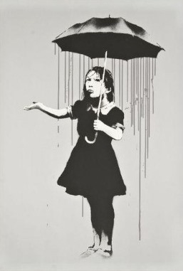 Banksy, ‘Nola Grey Rain’, 2008, Castle Gallery