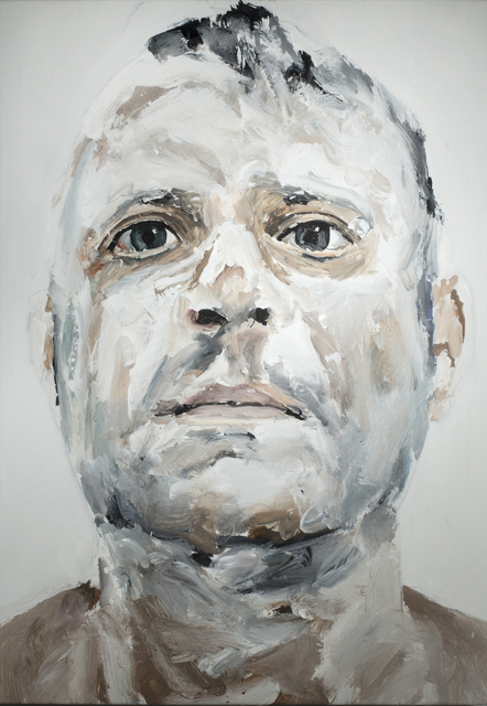Santiago Ydañez, ‘Untitled (self portrait)’, 2013, Painting, Acrylic on board, Dillon + Lee