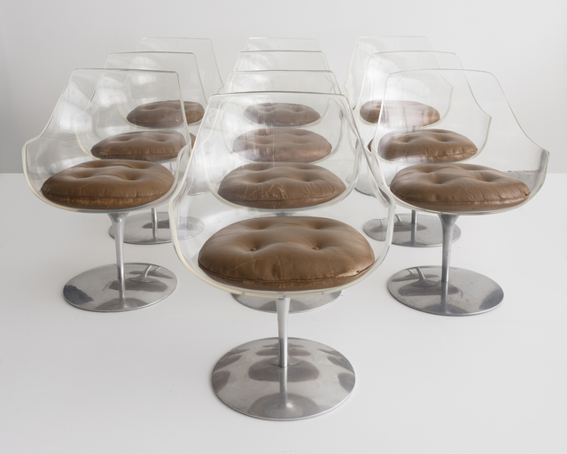 Erwine & Estelle Laverne, ‘Set of ten (10) "Champagne" Dining Chairs ’, 1957, R & Company