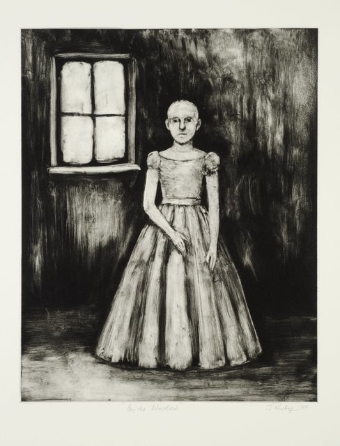 John Kirby, ‘By the Window’, 1999, Print, Monotype, Flowers