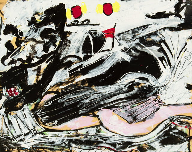 Knox Martin, ‘Untitled (Woman)’, circa 2010, Painting, Acrylic on paper mounted on board, Hollis Taggart