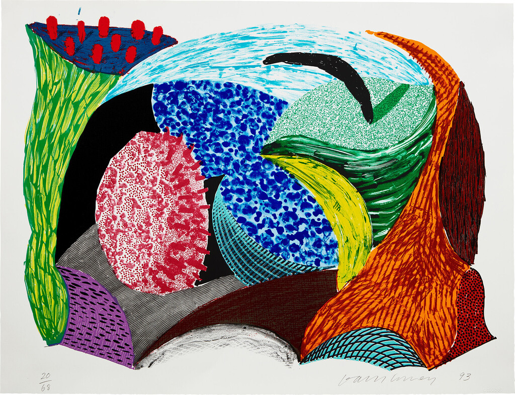 David Hockney - Blue Hang Cliff