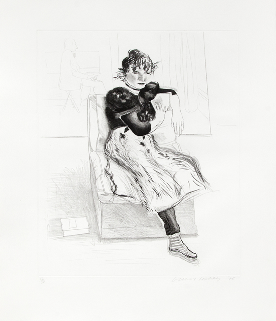 David Hockney, ‘Celia Observing’, 1976, Mary Ryan Gallery, Inc