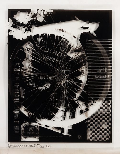 Robert Rauschenberg, ‘Cliche' Verre’, 1980, Hindman