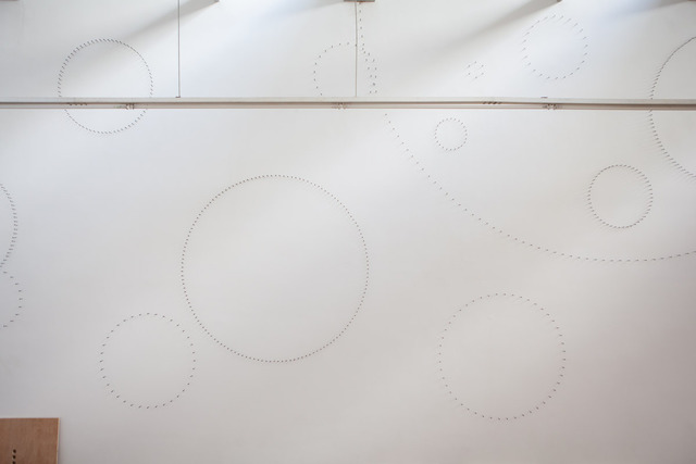 Ricardo Rendón, ‘Zonas de Actividad’, 2012, Installation, Site-especific intervention with drywall screws /variable dimensions, Zipper Galeria