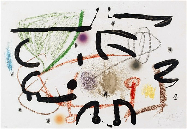 Joan Miró, ‘Maravillas con Variaciones Acrósticas en El Jardín de Miró (Wonders with Aristocratic Variations in Mirós Garden), Plate 17’, 1975, Masterworks Fine Art