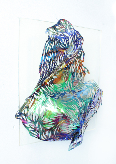 Julia Sinelnikova, ‘Reveals and Sprites Number 21’, 2017, Sculpture, Hand cut mylar acetate resin and acrylic, Wallplay