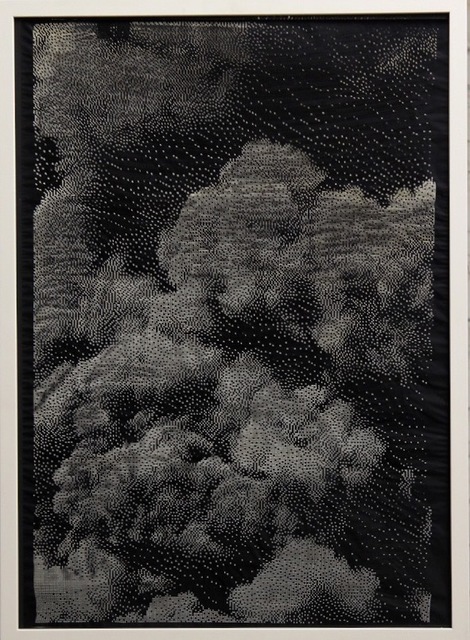 Michael Sebastian Haas, ‘Burning Light ’, 2019, Mixed Media, Laser engraving on canvas, Quantum Gallery