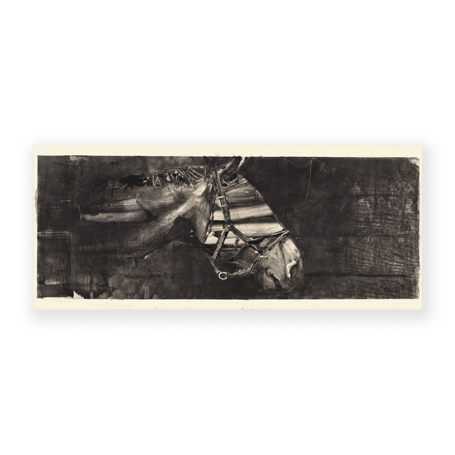 Gonzalo Borondo, ‘nsurrecta XV (Caballo Cabeza II)’, 2020, Print, Monotype on wallpaper, Galleria Varsi