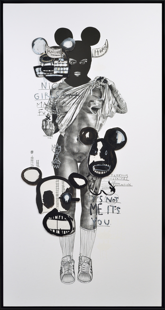MissMe, ‘Watch me’, 2019, Mixed Media, Mixed media on panel, framed, Galerie C.O.A