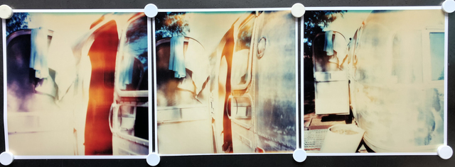 Stefanie Schneider, ‘Blue Dress (Sidewinder)’, 2005, Photography, Analog C-Print, hand-printed by the artist on Fuji Crystal Archive Paper, based on 3 original Polaroids, not mounted, Instantdreams