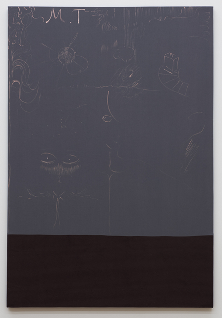 Tam Ochiai, ‘M.T gray and red code’, 2012, Painting, Bleach on fabric, Tomio Koyama Gallery
