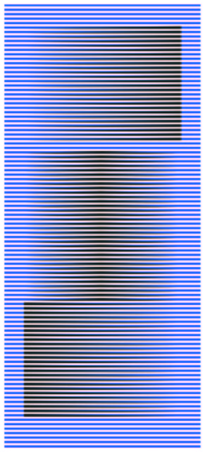 Carlos Cruz-Diez, ‘Induction du jaune du série Denise (Induction of Yellow from the series Denise)’, 2007, Drawing, Collage or other Work on Paper, Chromograph on paper mounted on aluminum, Museum of Latin American Art, Long Beach