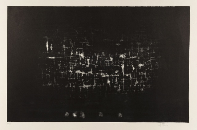Antoni Tàpies, ‘Untitled (Galfetti 21)’, 1959, Print, Lithograph printed in black, Forum Auctions