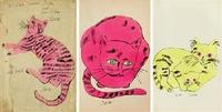 Andy Warhol - 25 Cats Named Sam and One Blue Pussy (F.&S. IV. 52a-68a)