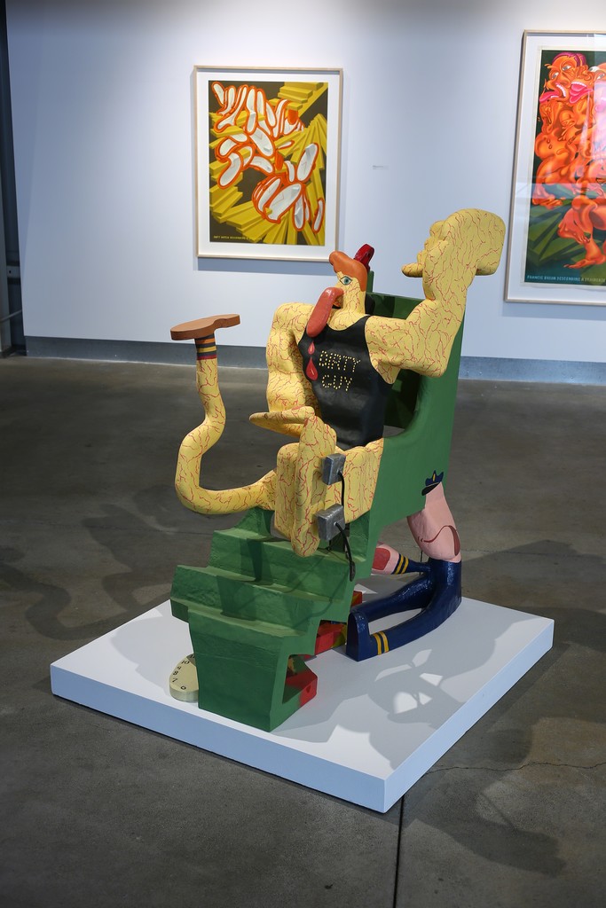 Relax in Electric Chair: Peter Saul at di Rosa installation shot, 2015. Courtesy of di Rosa collection, Napa. Photo: Wilfred J. Jones Relax in Electric Chair: Peter Saul at di Rosa installation shot, 2015. Courtesy of di Rosa collection, Napa. Photo: Wilfred J. Jones