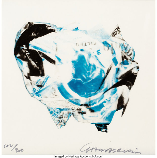 John Chamberlain, ‘Untitled, from The New York Collection for Stockholm’, 1973, Print, Lithograph in colors on mylar, Heritage Auctions