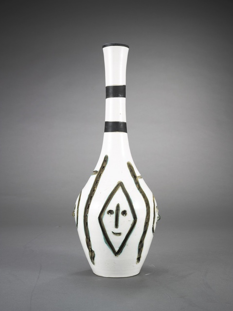 Pablo Picasso, ‘Bouteille gravée (A. R. 248)’, 1954, Other, Terre de faïence vase, painted and partially glazed, Sotheby's