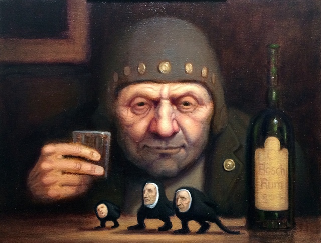 Richard Lithgow, ‘Bosch Rum’, 2020, Painting, Oil, The Galleries at Salmagundi