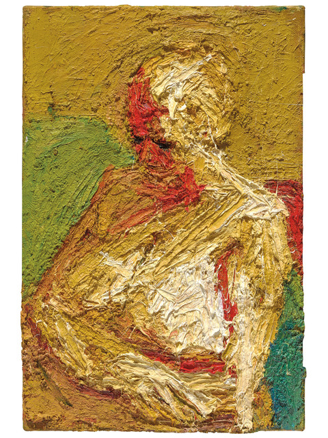 Frank Auerbach, ‘E.O.W., Half-length Nude’, 1963, Tate Britain