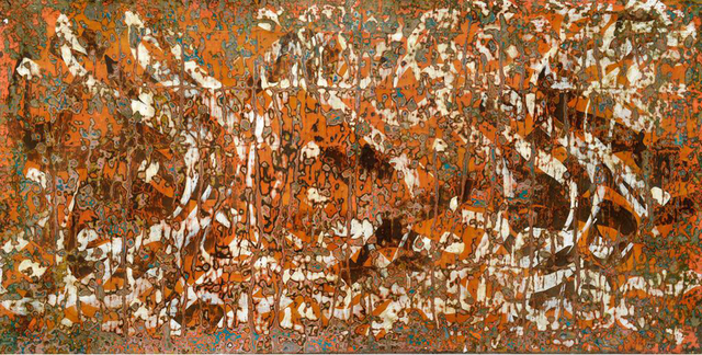 Ibrahim Khatab, ‘Love’, 2018, Painting, Acrylic and canvas on wood, Janet Rady Fine Art