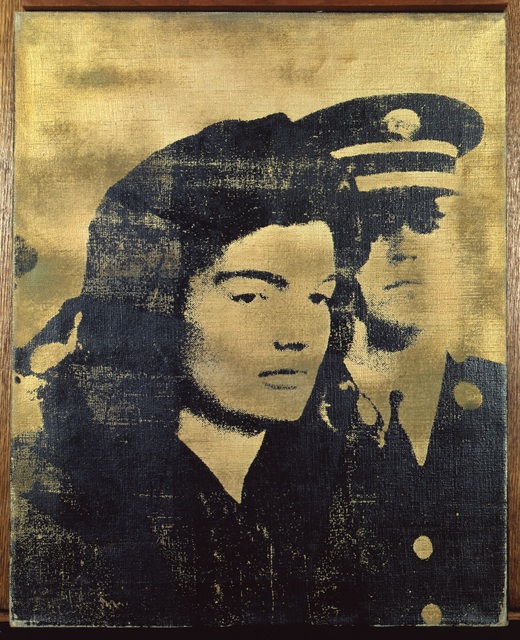 Andy Warhol, ‘Jackie (Gold)’, 1964, Painting, Silkscreen ink on canvas, Musée d'Art Moderne de la Ville de Paris
