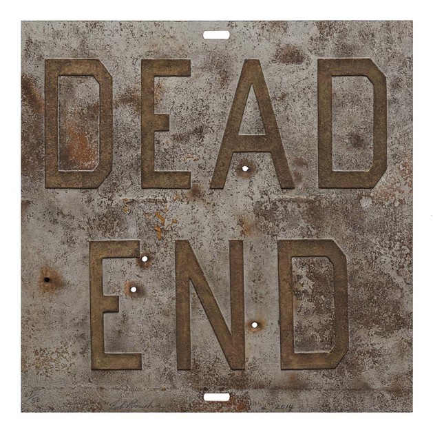 Ed Ruscha, ‘Rusty Signs - Dead End 1’, 2014, Mixografia