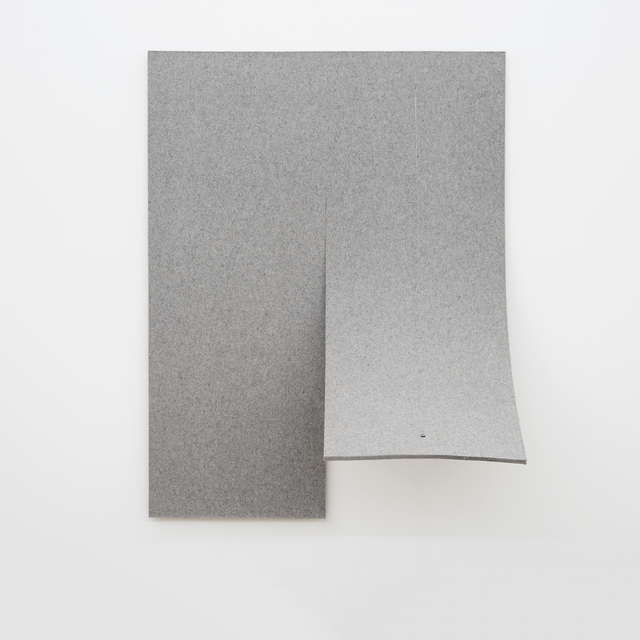 Naama Tsabar, ‘Work On Felt (Variation 4) Gray’, 2016, Spinello Projects
