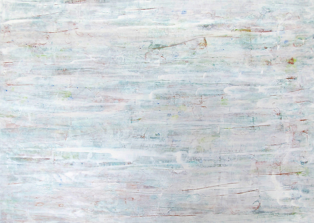 Gudrun Mertes-Frady, ‘Hope Floats’, 2017, Painting, Water-based and metallic media on mylar, Kathryn Markel Fine Arts