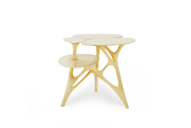 Zhipeng Tan, ‘Lotus Side Table’, 2016, Design/Decorative Art, Brass, Gallery ALL