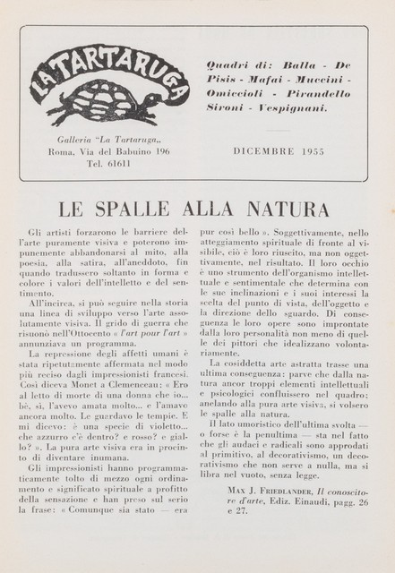 Various Artists, ‘Bollettino’, Finarte